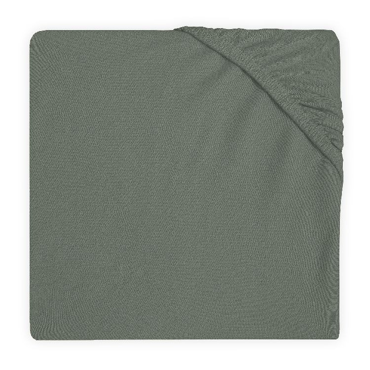 Hoeslaken Jollein, geschikt voor babybed 70x140/babybed 70x150/babybed 75x150 | Ash Green