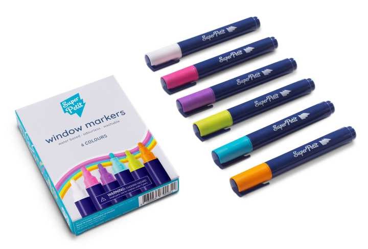 Kleurmateriaal Super Petit Window markers