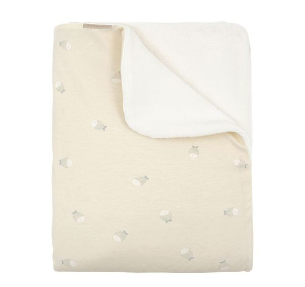 Deken Bamboom, geschikt voor babybed 60x120/babybed 70x140 | Fishes