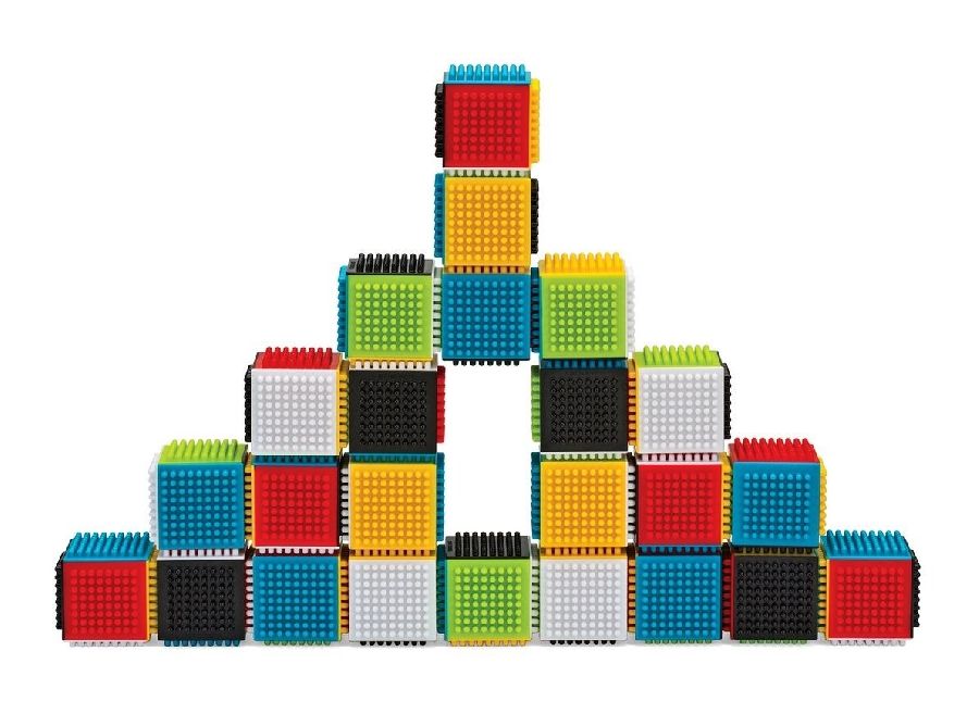 Blokken Infantino Press & stay - Sensory blocks | bouwblokken