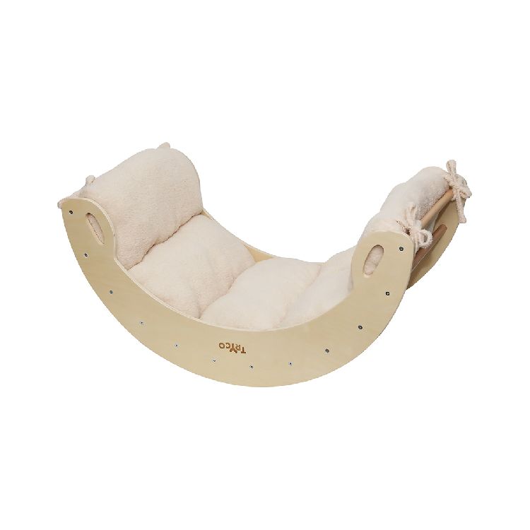 Inlegkussen Mattrass ecru, offwhite geschikt voor klimrek Tryco Wooden rocker climbing arch