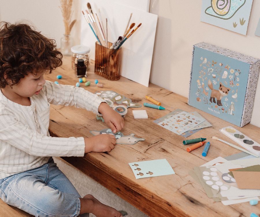 Knutselmateriaal Little Dutch Knutseldoos XL | Forest Friends