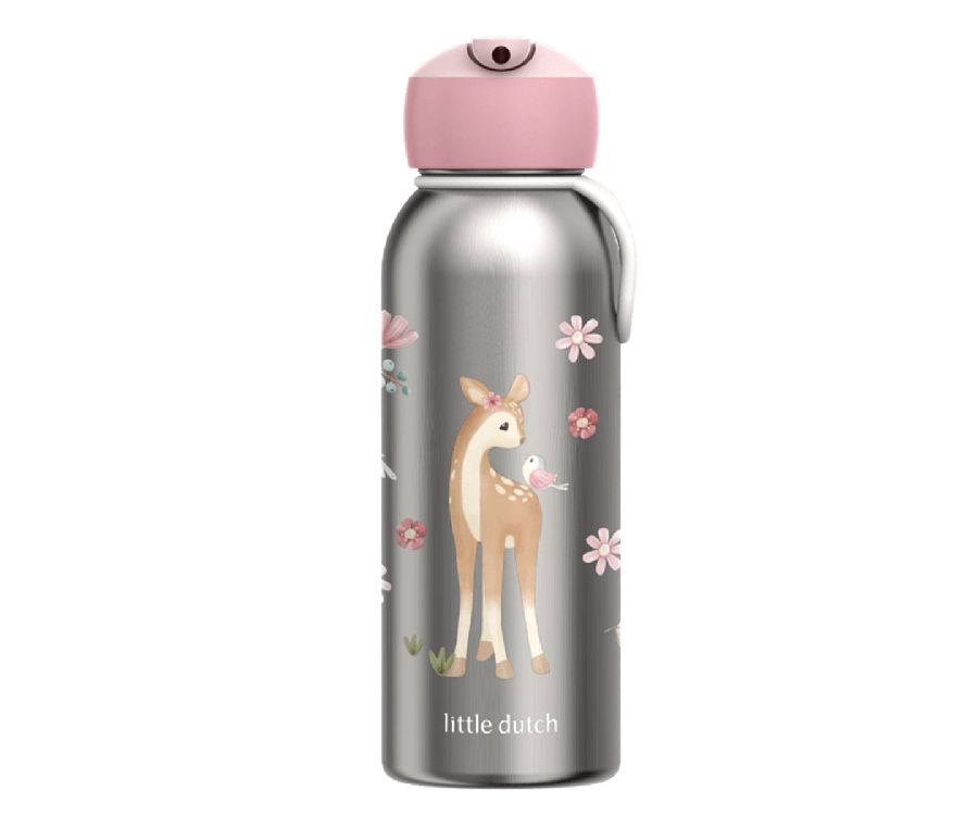 Drinkfles/thermosfles Little Dutch Flip Up Campus | Fairy Garden