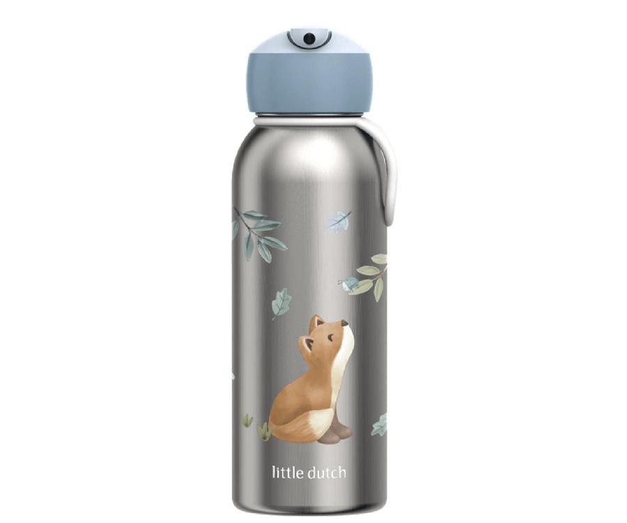 Drinkfles/thermosfles Little Dutch Flip Up Campus | Forest Friends