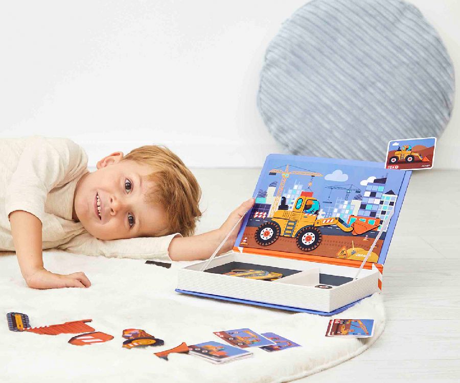 Magnetisch speelgoed Janod Construction | Magneti Book